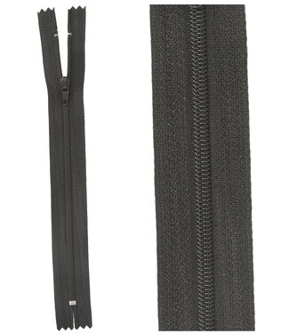 close end zipper-  black color 580