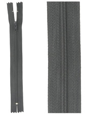 close end zipper-   anthracite color 75