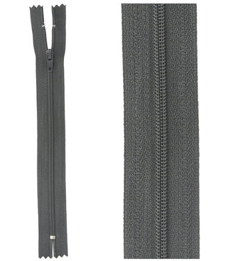 close end zipper-   anthracite color 75
