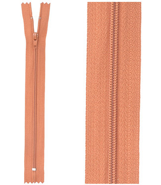 close end zipper - rust color  850