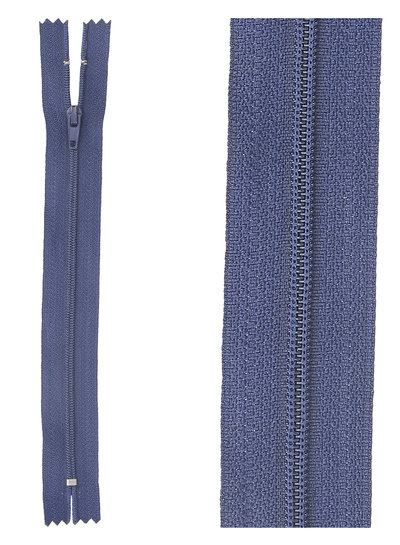 close  end zipper - navy blue color 919