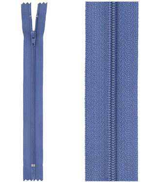 close end zipper - blue color 558