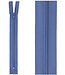 klassieke rits / rokrits  - blauw kleur 558