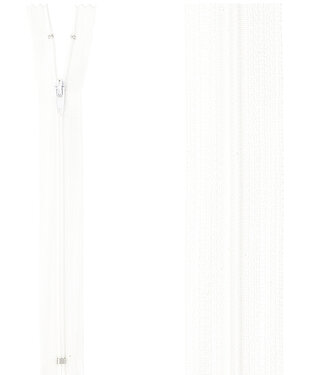 close end zipper - white color  501