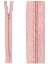 klassieke rits / rokrits -  oudroze kleur 70