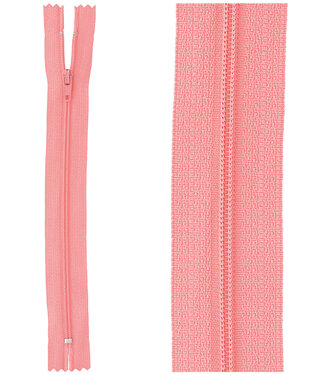 close end zipper - pink color  517