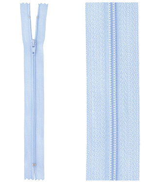 close end zipper - light blue color 546
