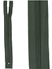 close end zipper - dark green color 890