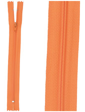 close end zipper - orange color 523