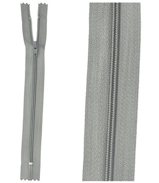 close end zipper - blue grey color 13