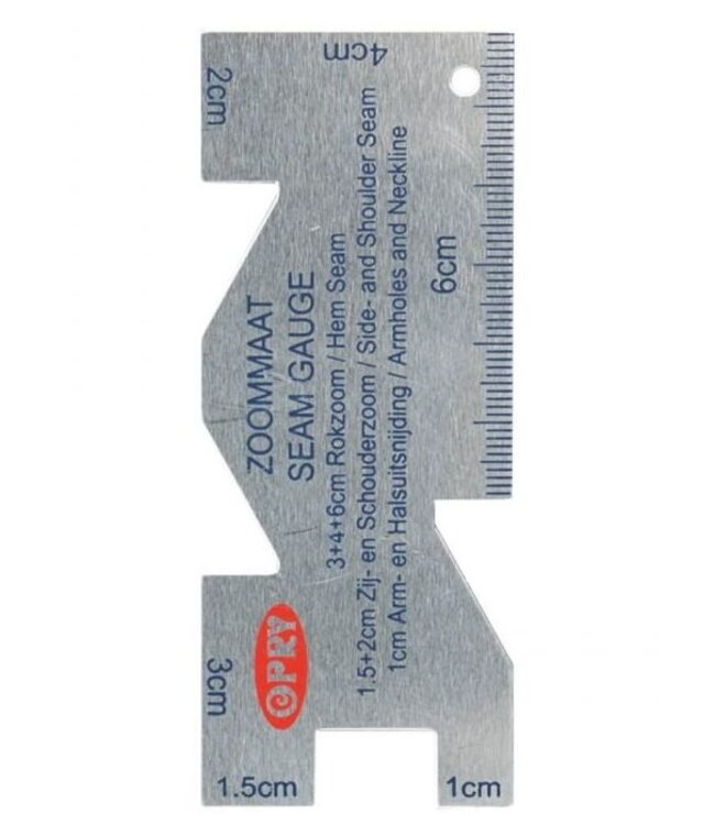 Zoommaatje aluminium