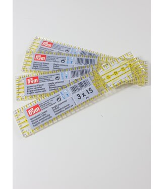 Prym Omnigrid ruler  - 3 x 15 cm