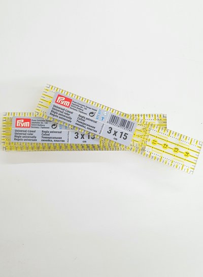 Prym Omnigrid ruler  - 3 x 15 cm