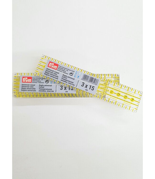 Prym Omnigrid kleine lat met centimeters - 3 x 15 cm