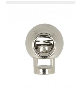 cord stopper silver - 1 piec