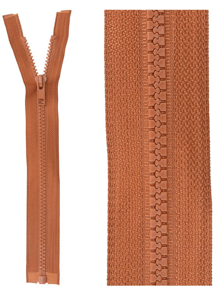 open end zipper - Rust color  850