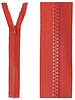 open end zipper - cherry red color 519