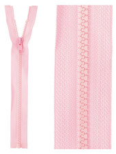 open end zipper - pink color 513