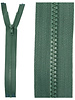 open end zipper - dark green color 530