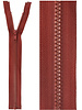 open end zipper - dark red color 520