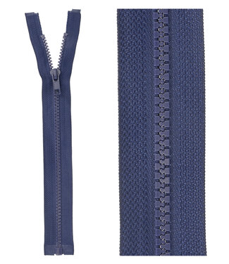 open end zipper - navy blue color 919