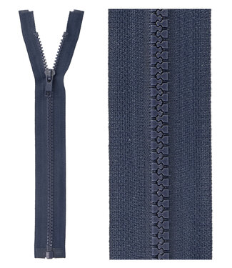 open end zipper - dark navy blue color 560