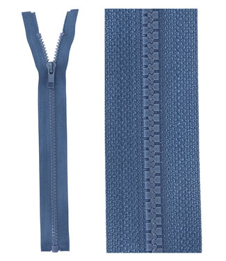 Blokrits  - denimblauw kleur 557