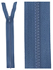 open end zipper - denim blue color 557