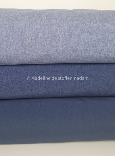 donker denim melange - softshell K