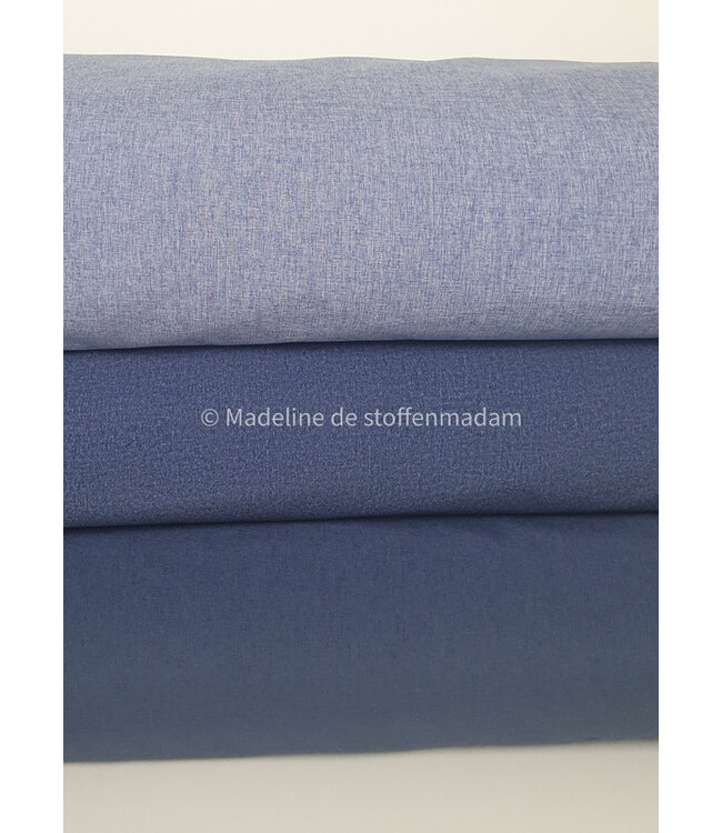 donker denim melange - softshell K