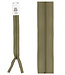 naadrits / blinde rits - khaki bruin kleur 565