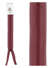 invisible zipper - bordeaux color 864