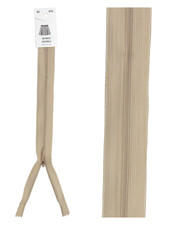 invisible zipper - beige color 573