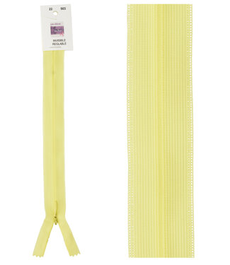 naadrits / blinde rits - lichtgeel 503
