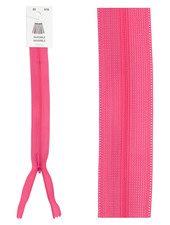 naadrits / blinde rits -  fuchsia kleur  516