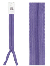 invisible zipper -  purple  color 559