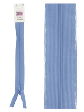 invisible zipper - light denim blue color 837