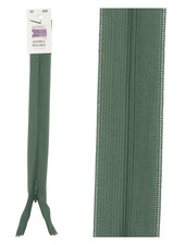 invisible zipper - dark green color 530