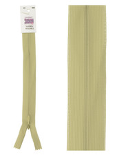 invisible zipper - light khaki color 883