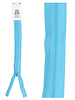 naadrits / blinde rits -  licht turquoise kleur 833