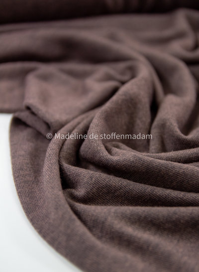 coffee knitted viscose