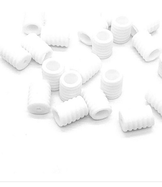 40 pcs - silicone ear-savers - white