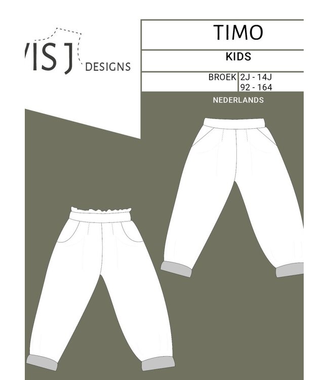 Wisj patterns Timo Baggy broek