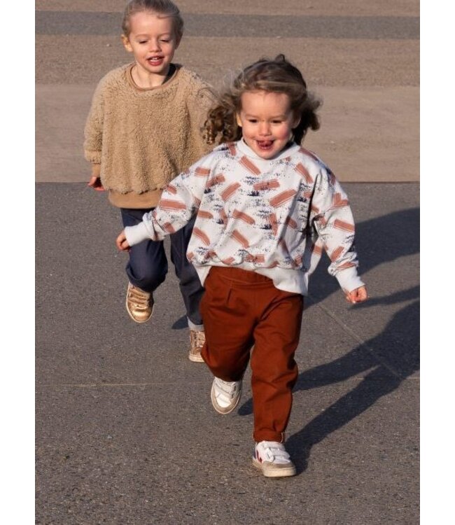Wisj patterns Timo Baggy broek