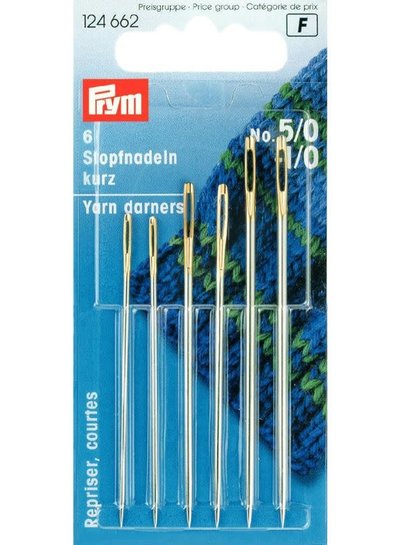 darning needles nr. 5/0 - 1/0