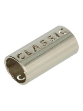 metalen koordstopper - silver - classic