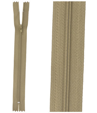close end zipper - coffee color 563