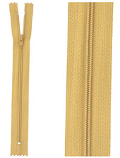 close end zipper - mustard color 508