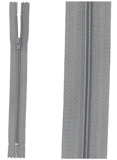 close end zipper - dark grey  color 578