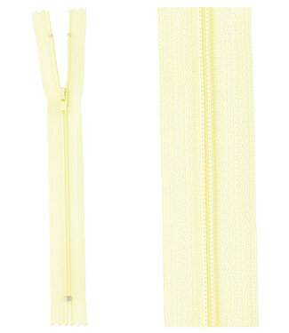 close end zipper -lemon yellow color 503